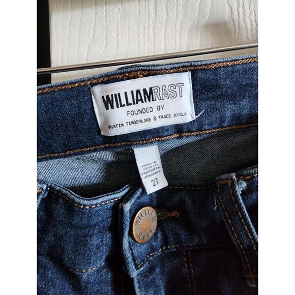 William Rast Sculpted High Rise Skinny Leg Rustic 27 New Wave Fading Jeans - Picture 7 of 8